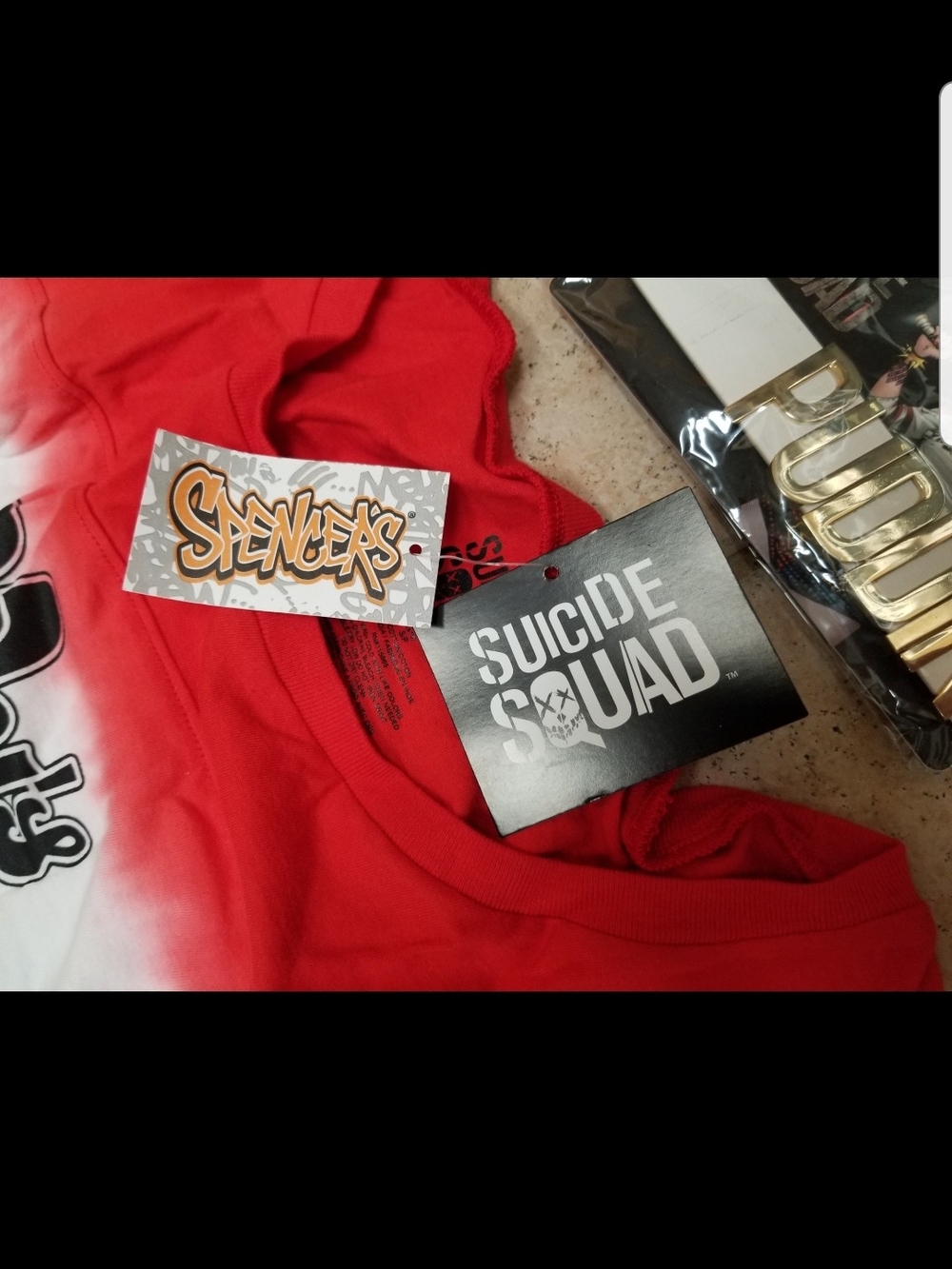DC Comics Suicide Squad Harley Quinn Deluxe Costume Set White & Red - Picture 7 of 15